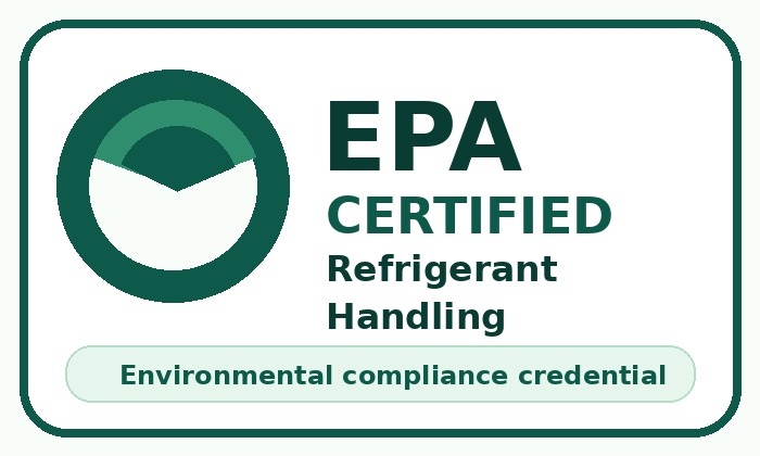 EPA Certified Refrigerant Handling